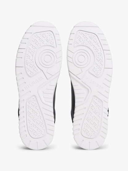 Tommy Hilfiger Mixed Media Leather Court Sneaker