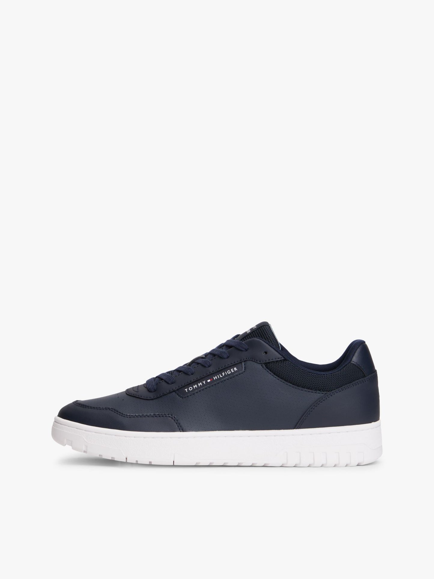 Tommy Hilfiger Mixed Media Leather Court Sneaker