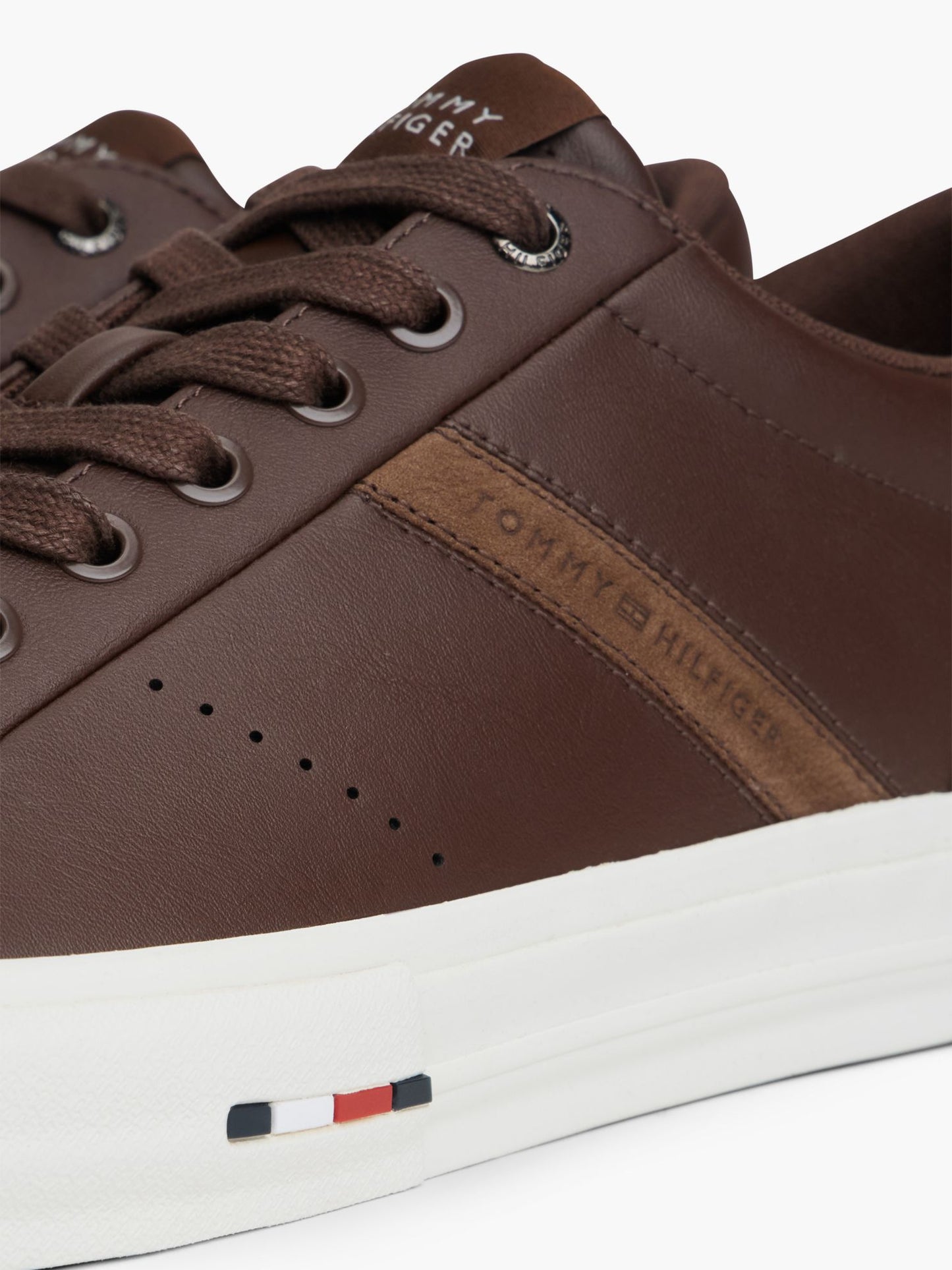 Tommy Hilfiger Tommy Logo Leather Sneaker