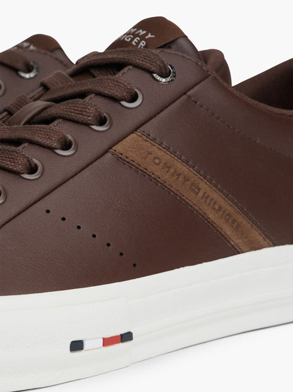 Tommy Hilfiger Tommy Logo Leather Sneaker