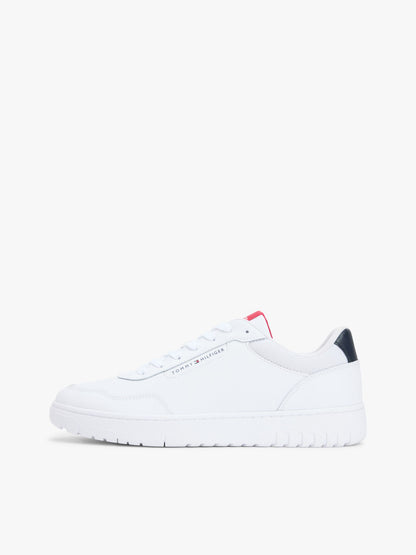 Tommy Hilfiger Lightweight Leather Mix Court Sneaker