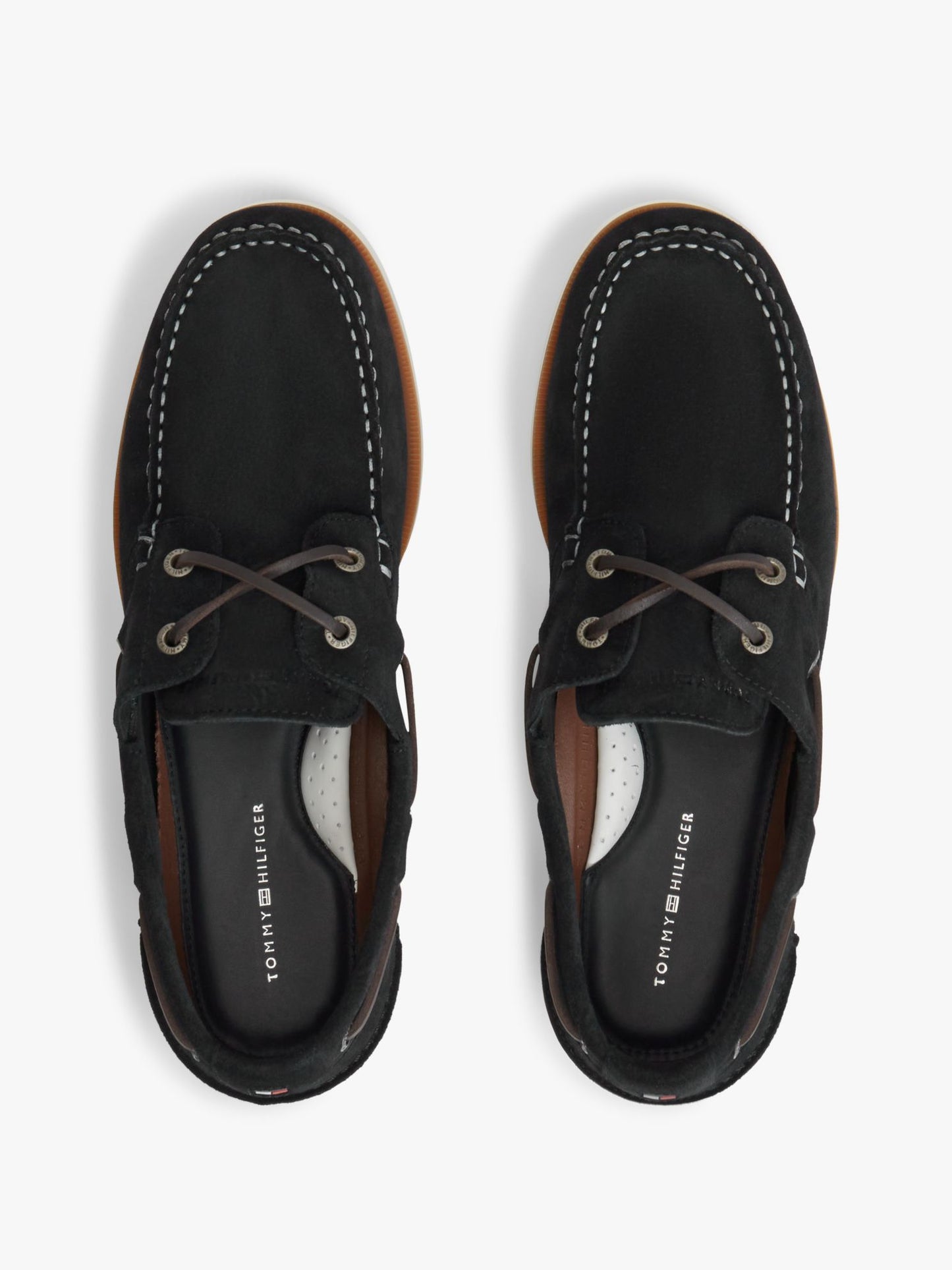 Tommy Hilfiger Suede Boat Shoes