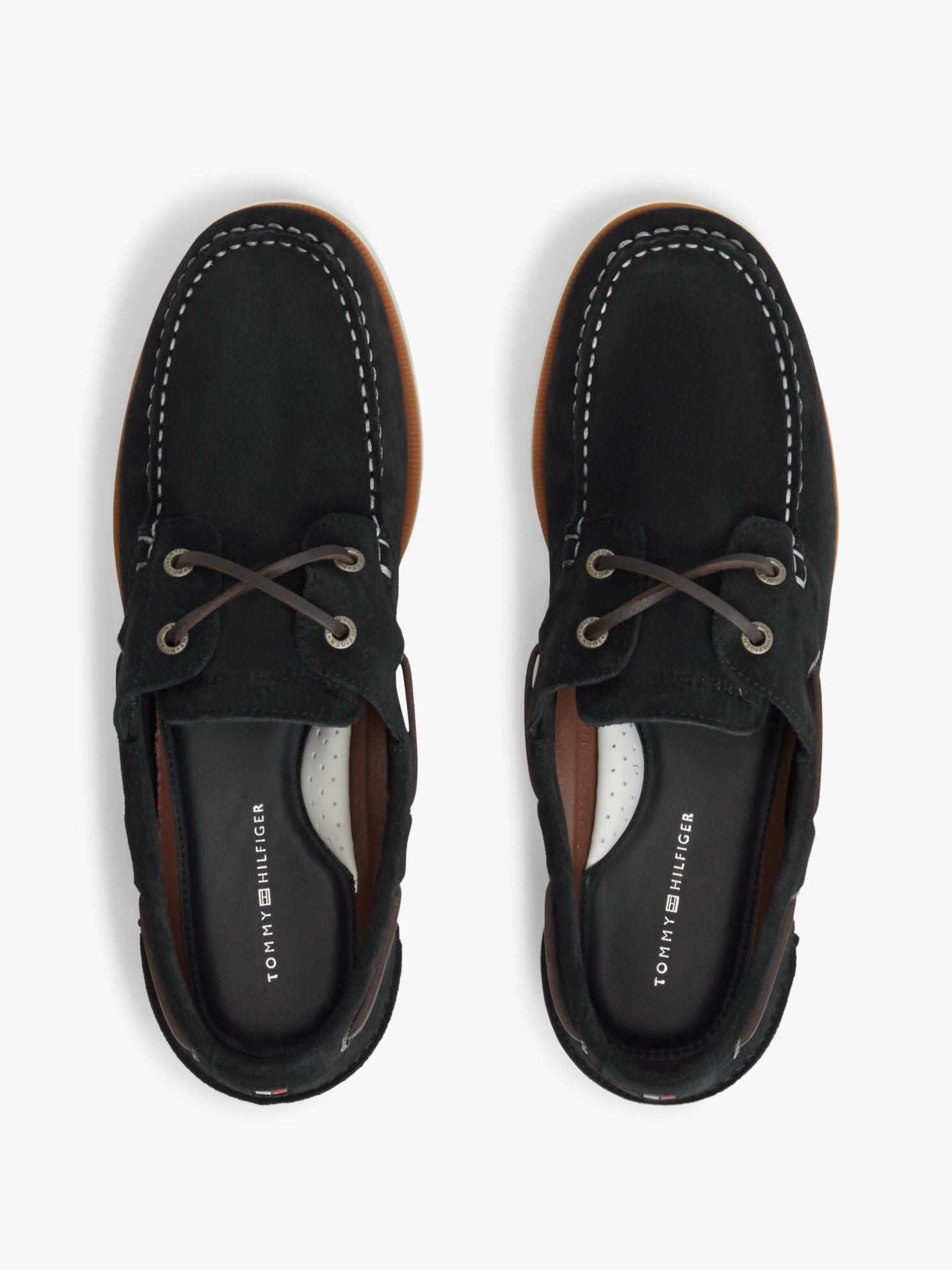 Tommy Hilfiger Suede Boat Shoes