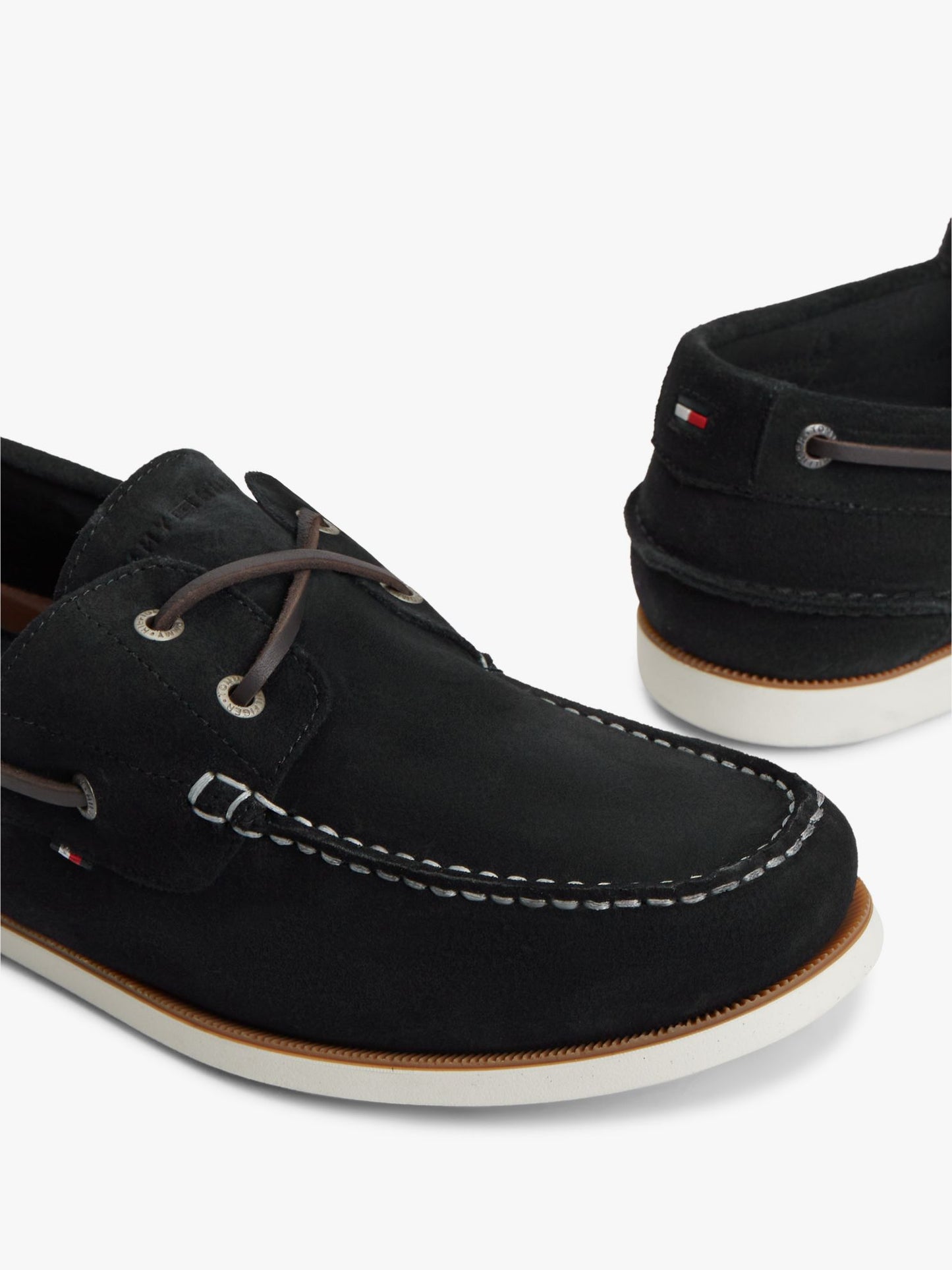Tommy Hilfiger Suede Boat Shoes