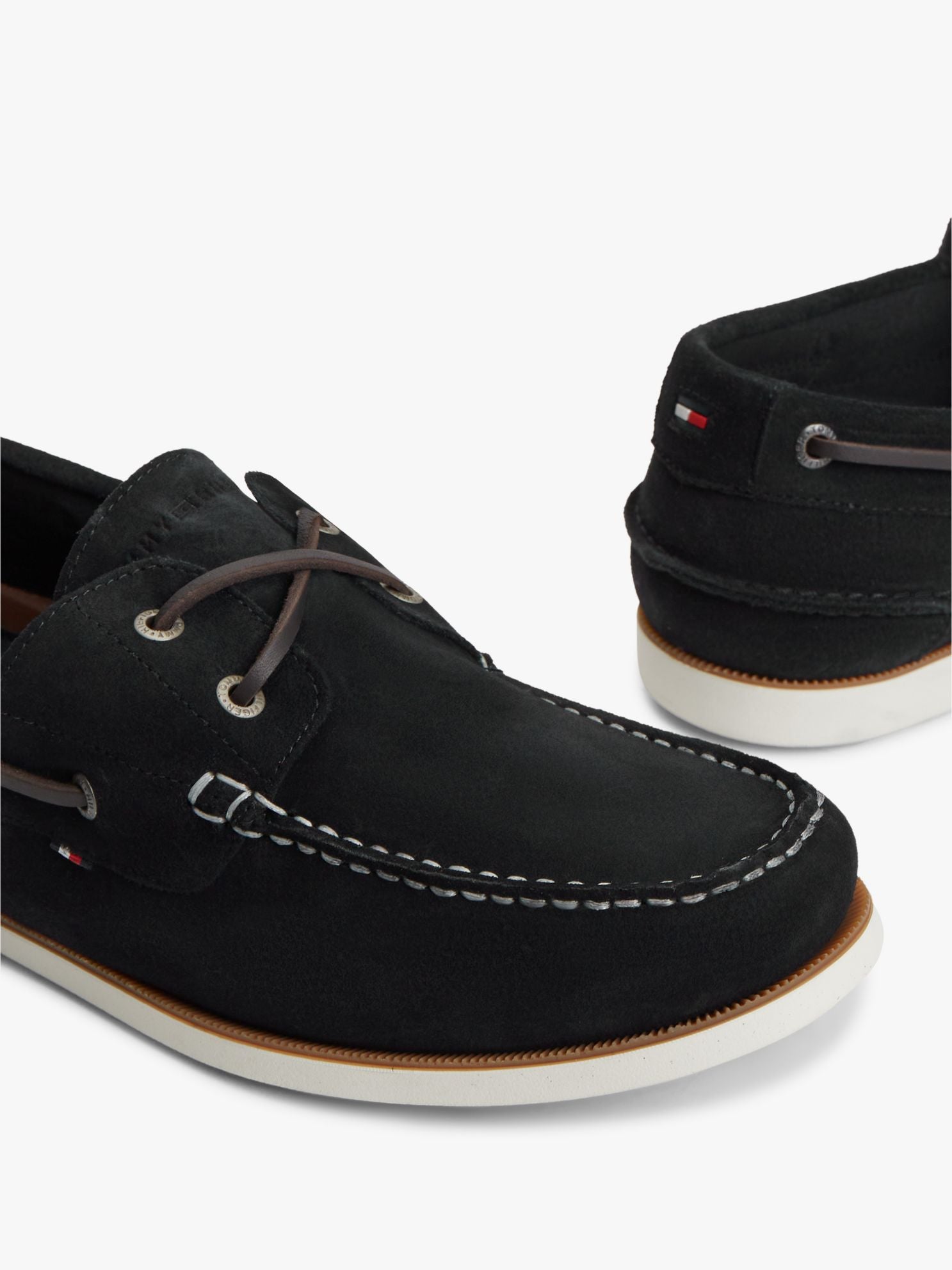Tommy Hilfiger Suede Boat Shoes