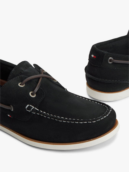 Tommy Hilfiger Suede Boat Shoes