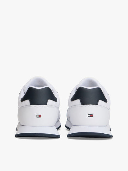 Tommy Hilfiger Signature Stripe Leather-Mix Sneaker