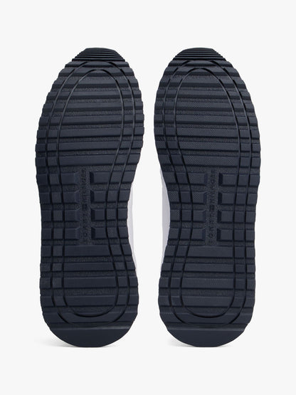 Tommy Hilfiger Signature Stripe Leather-Mix Sneaker