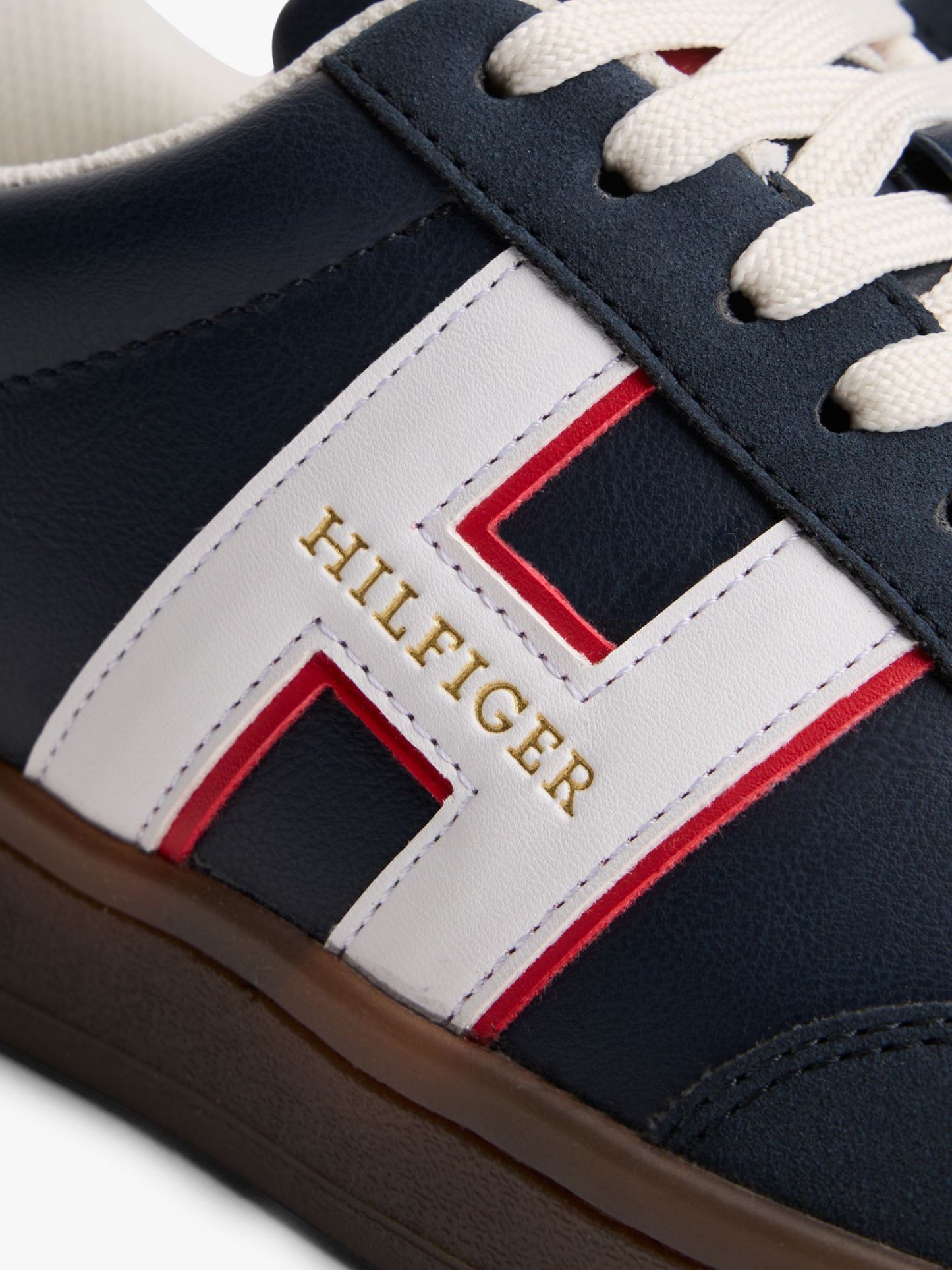 Tommy Hilfiger Hilfiger Logo Mix Media Skater Sneaker