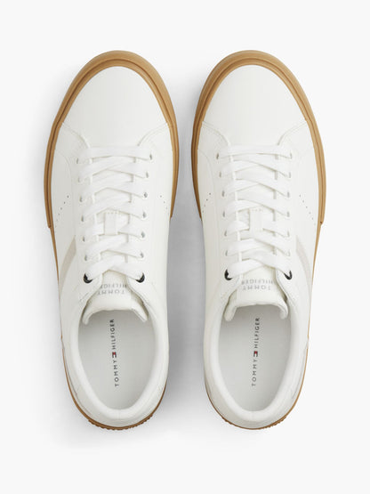 Tommy Hilfiger Tommy Logo Leather Sneaker