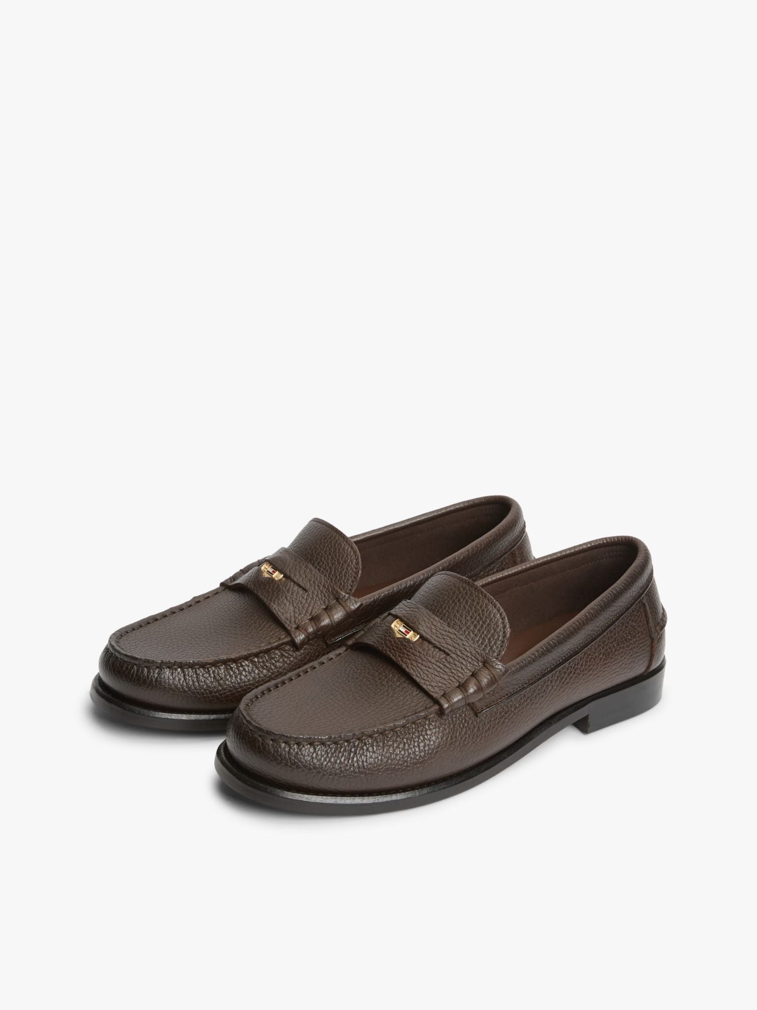 Tommy Hilfiger Pebbled Leather Penny Loafer