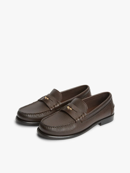 Tommy Hilfiger Pebbled Leather Penny Loafer