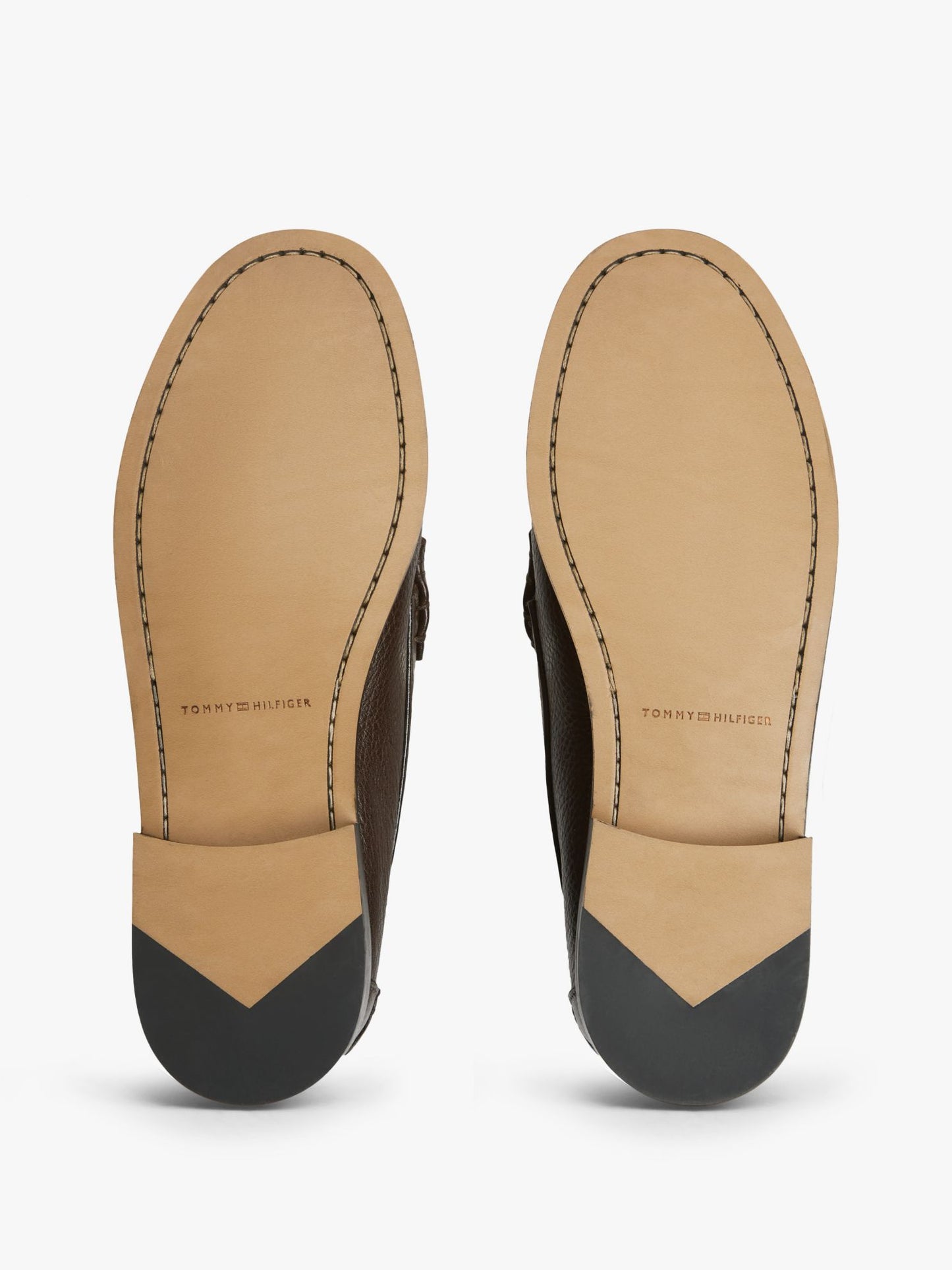 Tommy Hilfiger Pebbled Leather Penny Loafer
