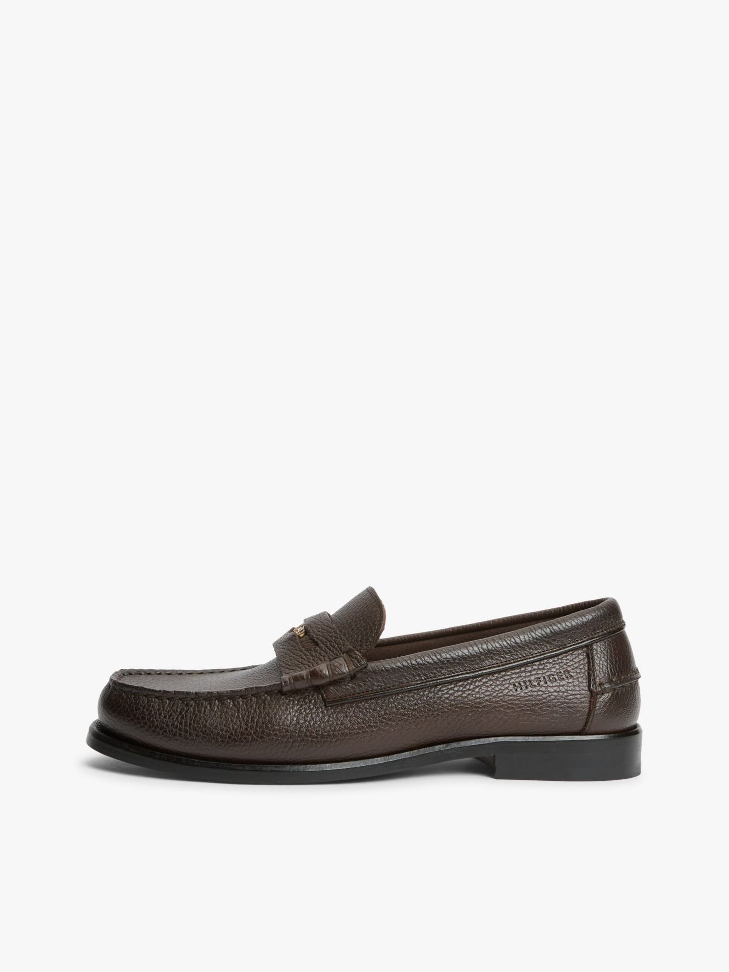Tommy Hilfiger Pebbled Leather Penny Loafer