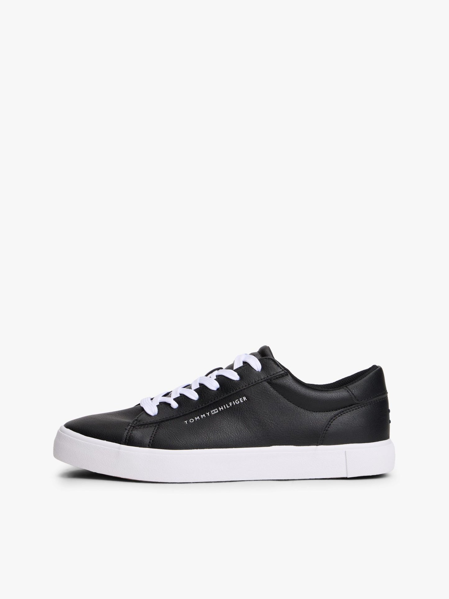Tommy Hilfiger Metallic Logo Pebbled Court Sneaker