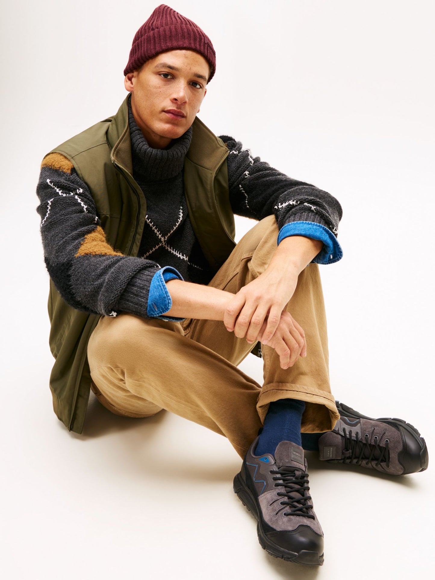 Tommy Hilfiger Water-Repellent Suede Tech Sneaker