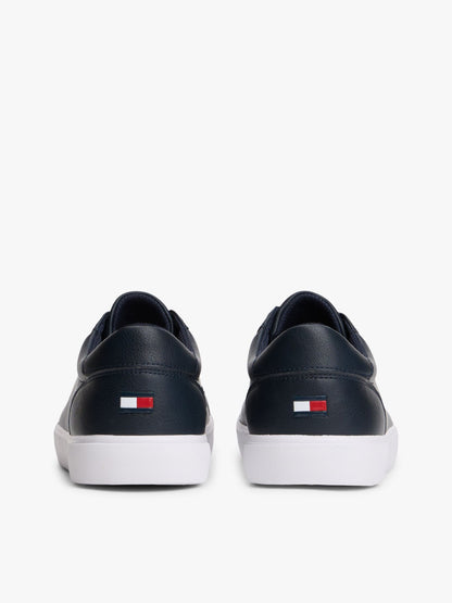 Tommy Hilfiger Metallic Logo Pebbled Court Sneaker