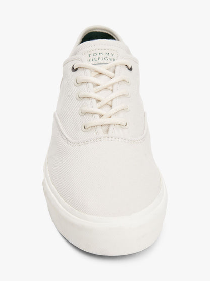Tommy Hilfiger Embossed Logo Canvas Sneaker