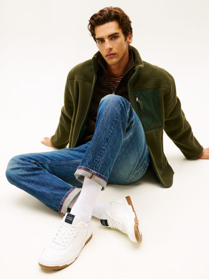 Tommy Hilfiger Leather Mix Low-Top Sneaker