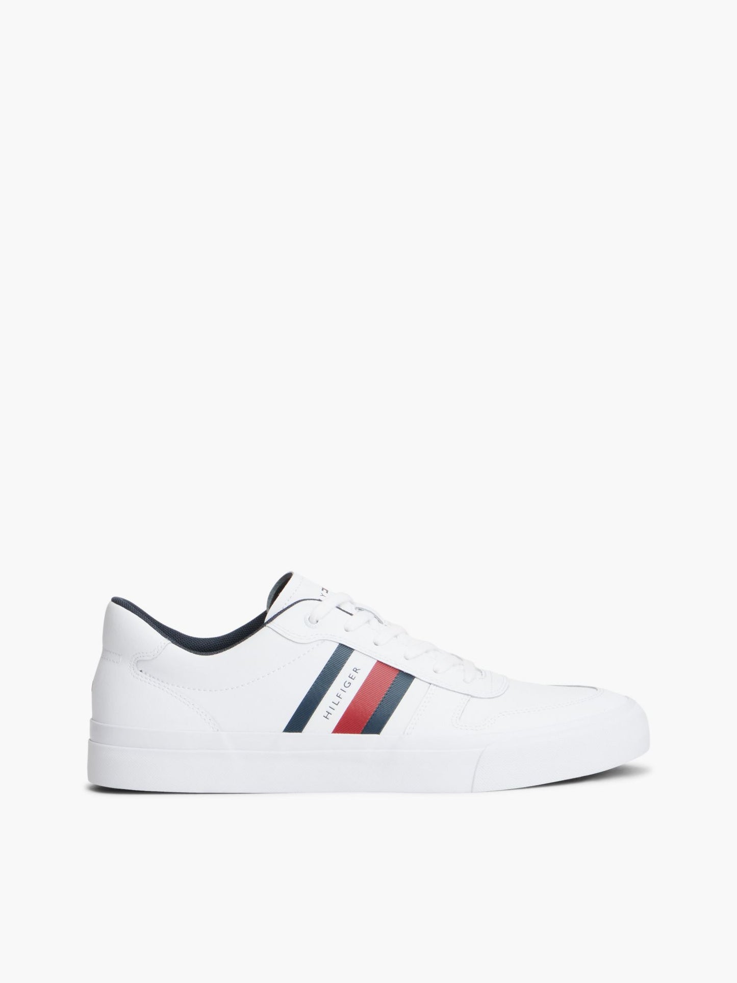 Tommy Hilfiger Signature Stripe Coated Leather Sneaker