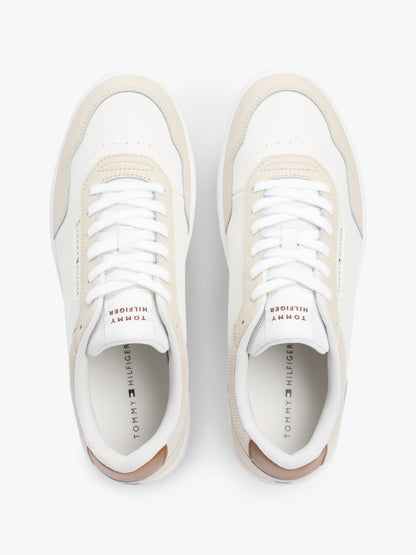 Tommy Hilfiger Leather Mix Low-Top Sneaker