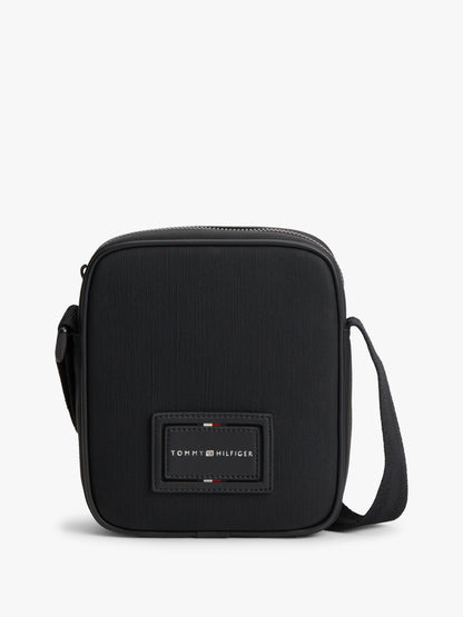 Tommy Hilfiger Hilfiger Logo Textured Mini Reporter Bag
