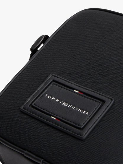 Tommy Hilfiger Hilfiger Logo Textured Mini Reporter Bag