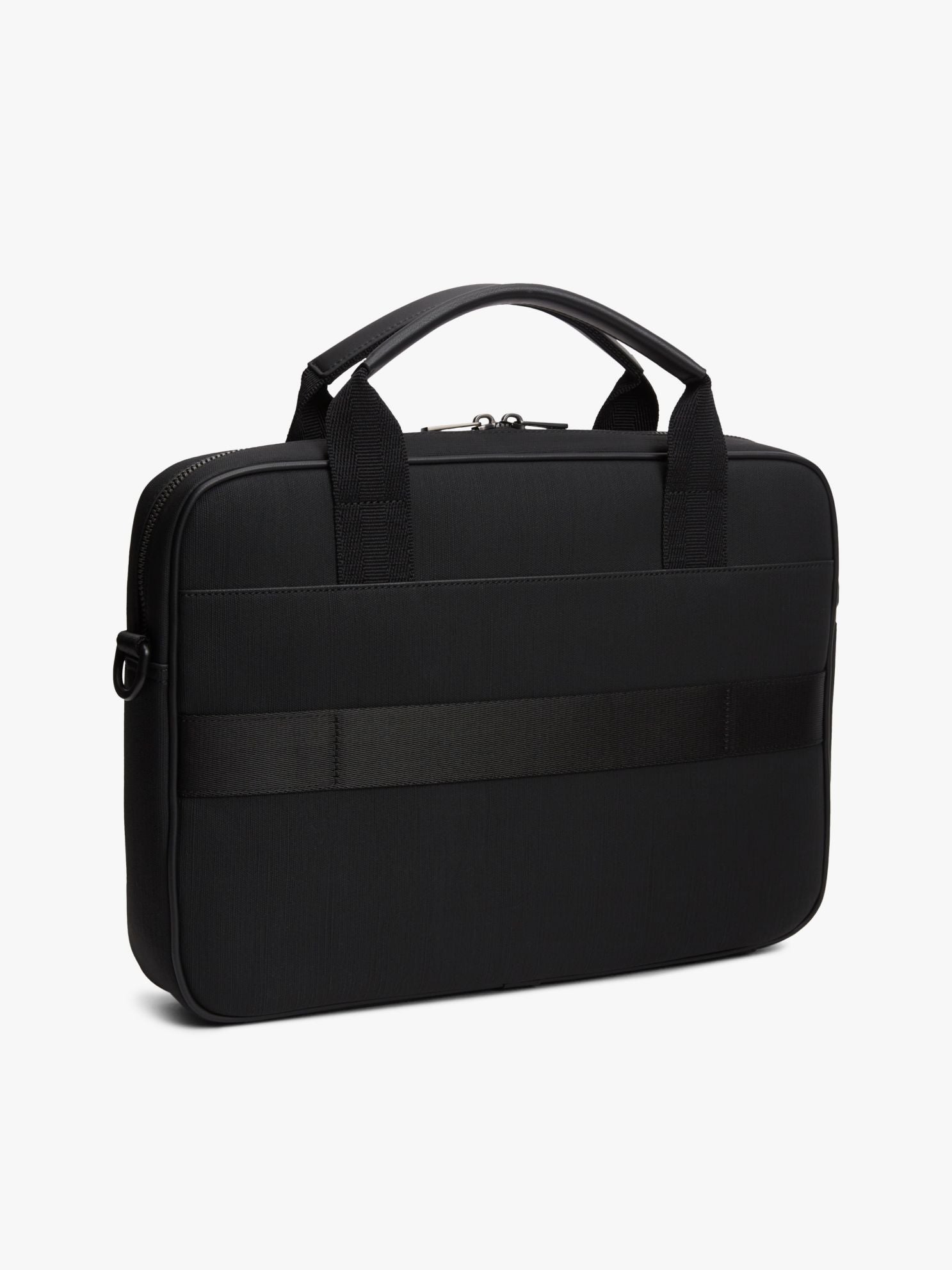 Tommy Hilfiger Hilfiger Logo Textured Laptop Bag