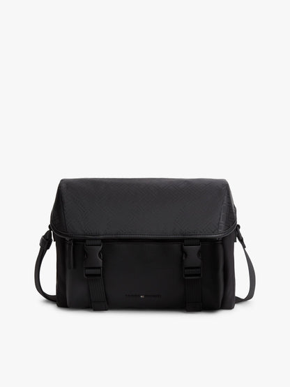 Tommy Hilfiger Flag Logo Jacquard Satchel