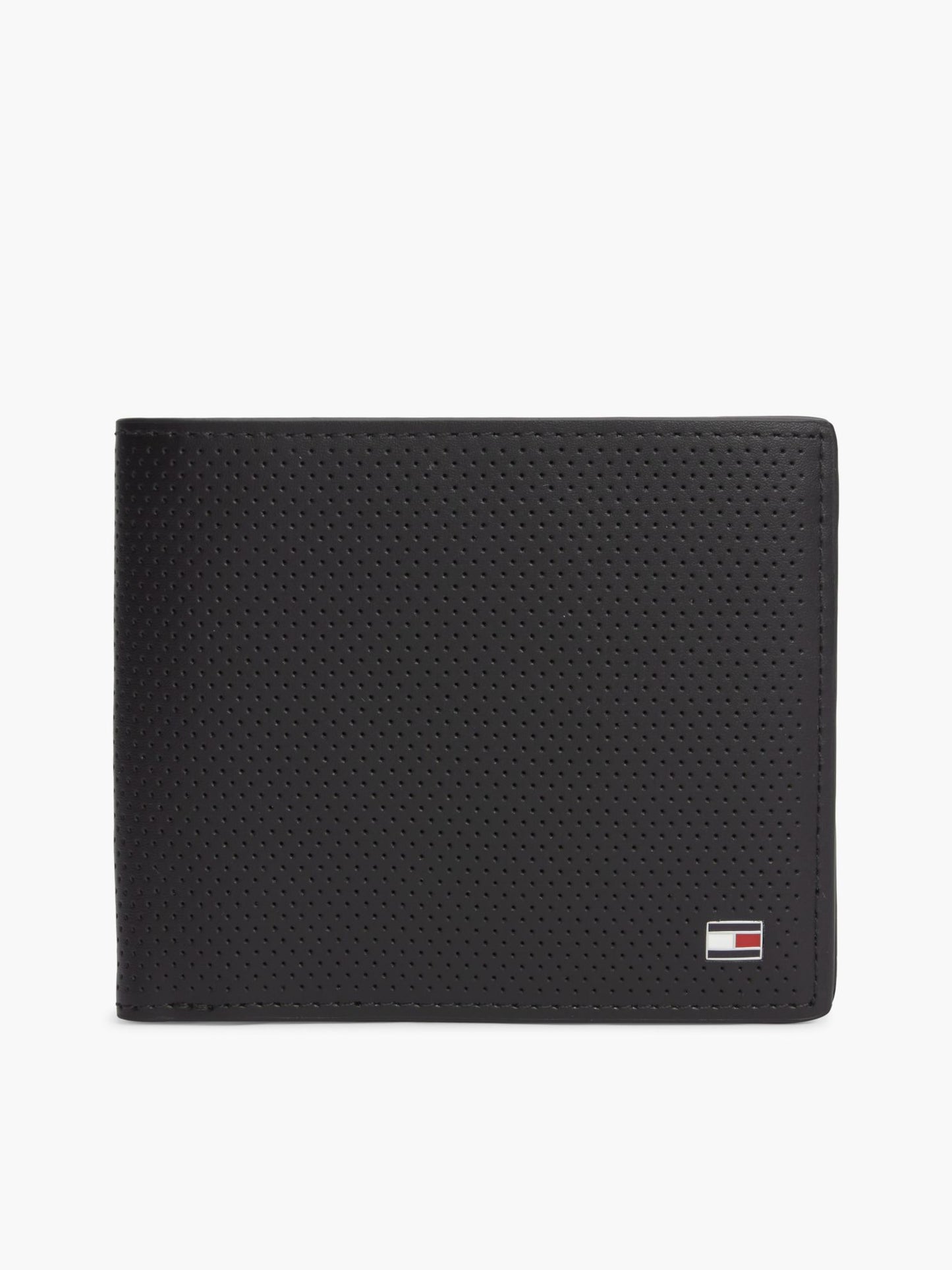 Tommy Hilfiger Textured Leather Card & Coin Wallet