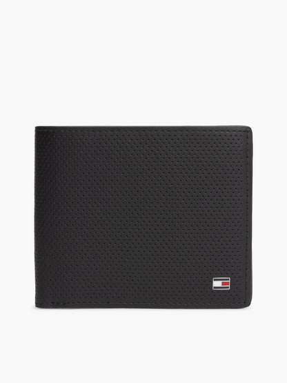 Tommy Hilfiger Textured Leather Card & Coin Wallet