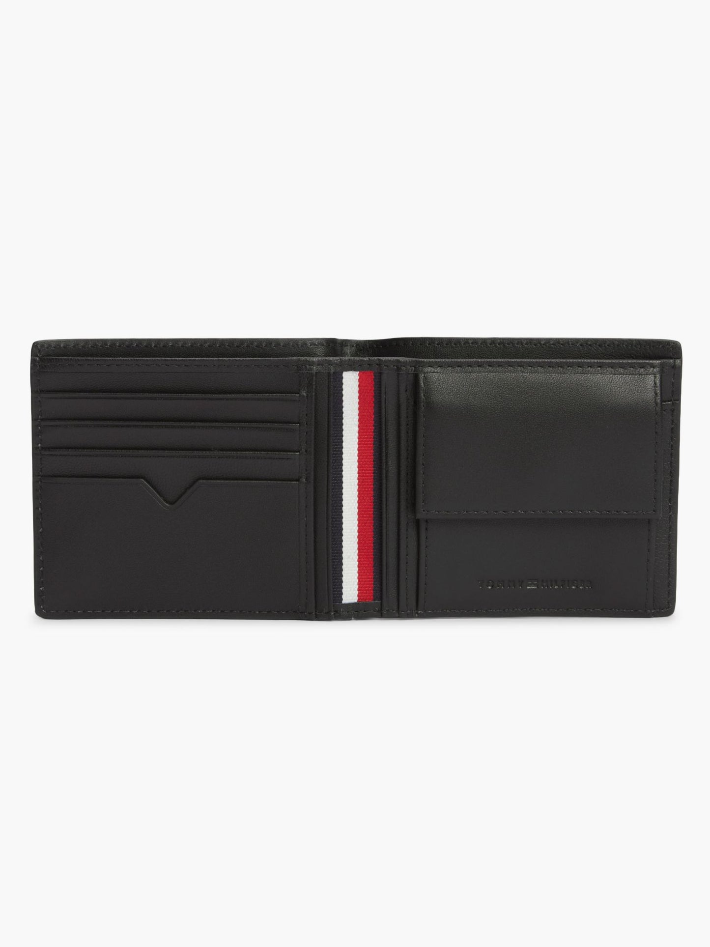 Tommy Hilfiger Textured Leather Card & Coin Wallet