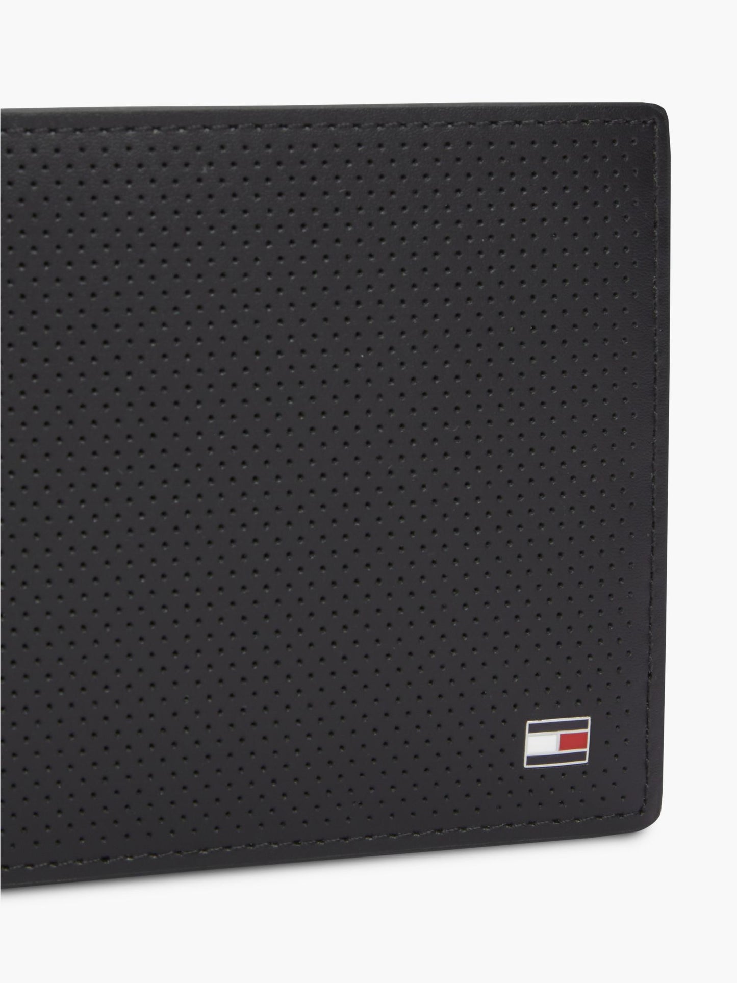Tommy Hilfiger Textured Leather Card & Coin Wallet