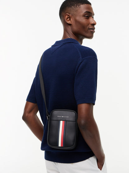 Tommy Hilfiger Signature Stripe Reporter Bag