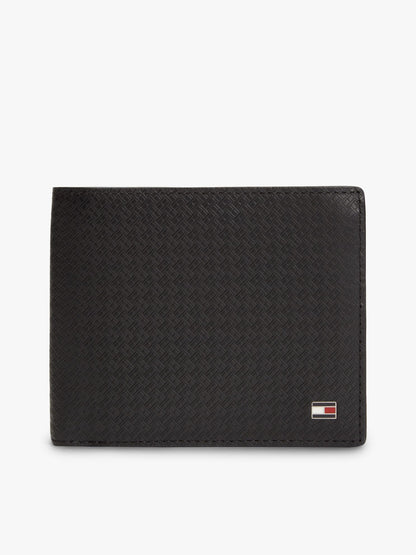 Tommy Hilfiger Allover Flag Leather Card & Coin Wallet