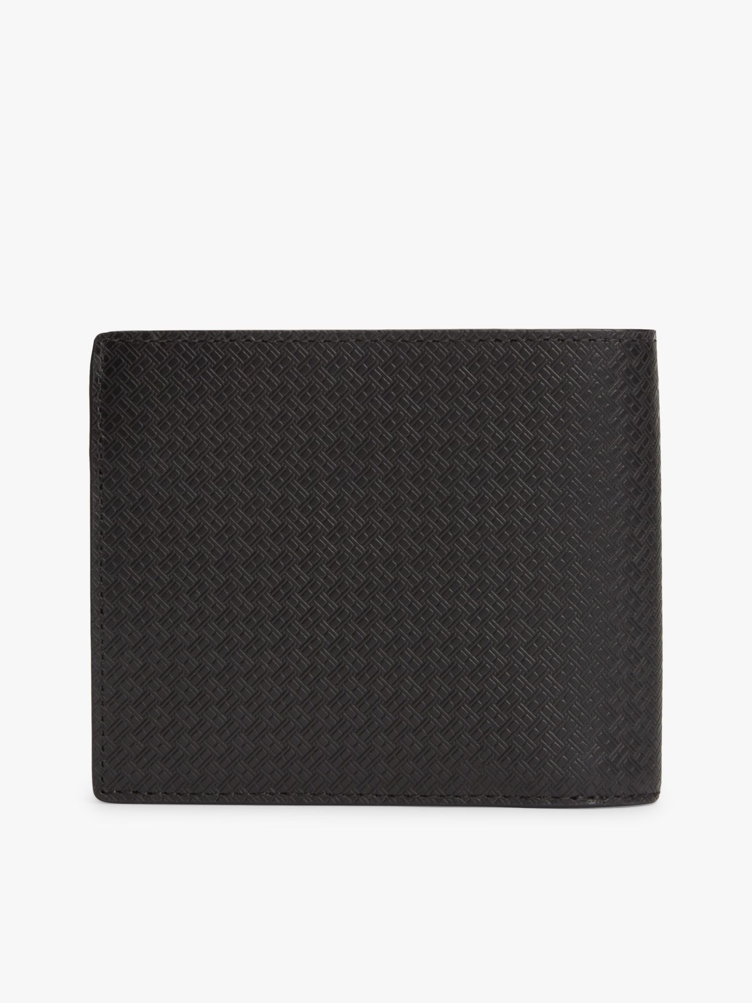 Tommy Hilfiger Allover Flag Leather Card & Coin Wallet