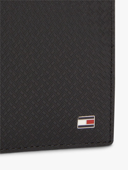Tommy Hilfiger Allover Flag Leather Card & Coin Wallet