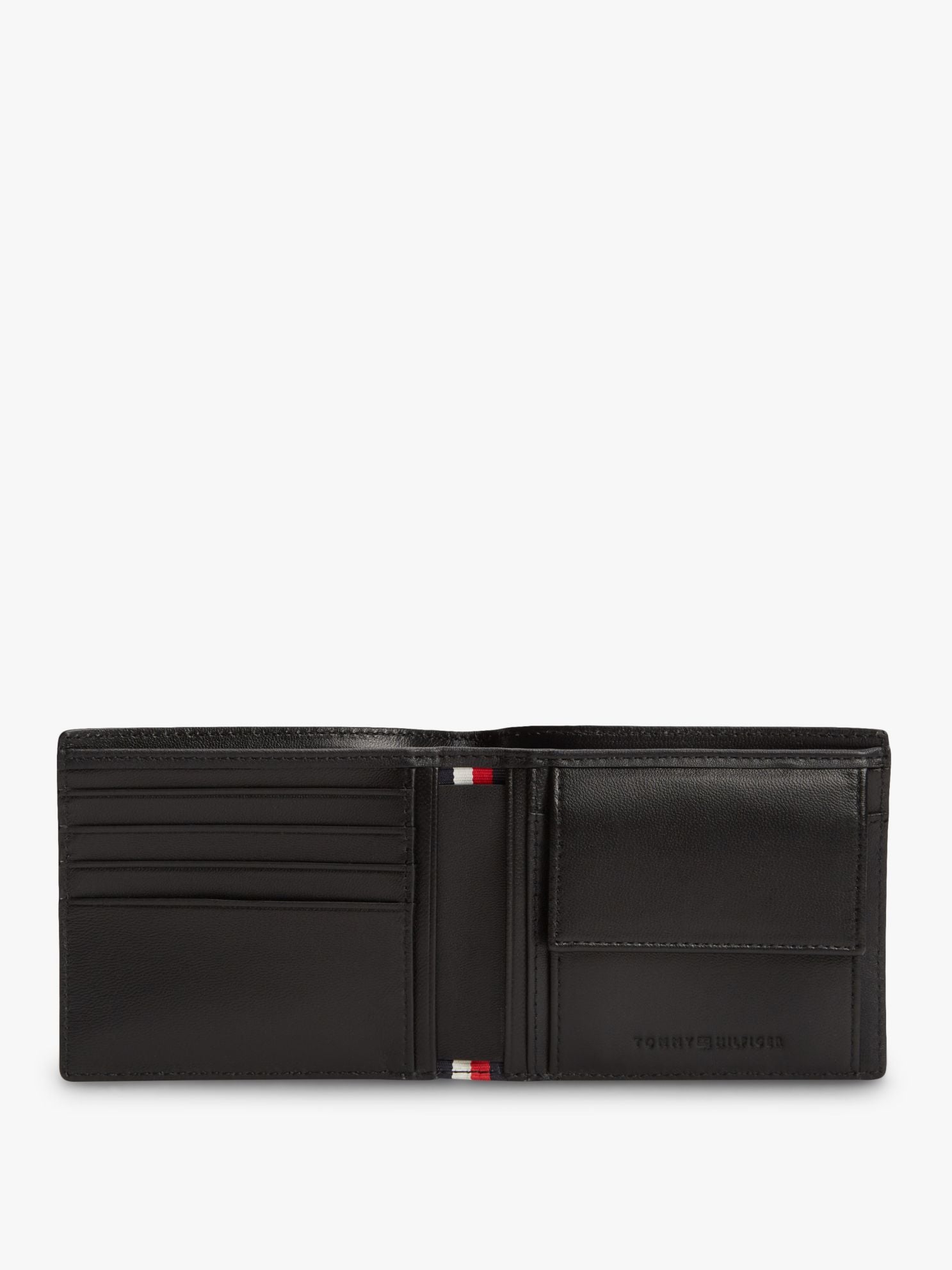 Tommy Hilfiger Allover Flag Leather Card & Coin Wallet