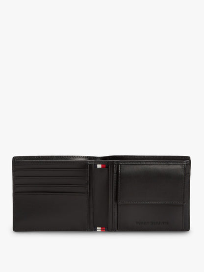 Tommy Hilfiger Allover Flag Leather Card & Coin Wallet