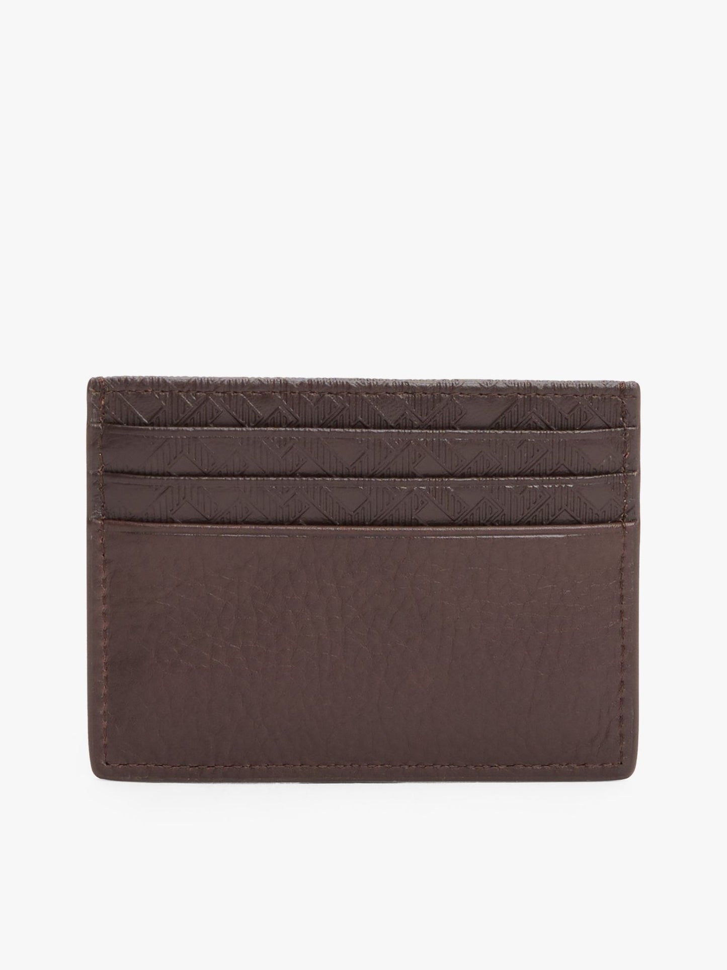 Tommy Hilfiger Pebbled Leather Monogram Card Holder