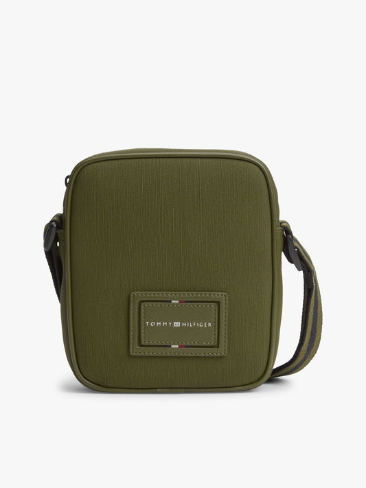 Tommy Hilfiger Hilfiger Logo Textured Mini Reporter Bag