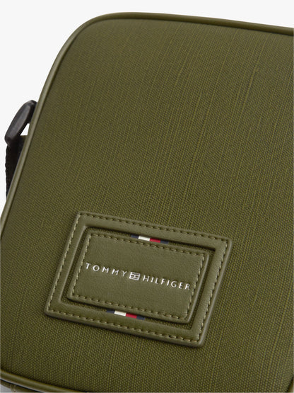 Tommy Hilfiger Hilfiger Logo Textured Mini Reporter Bag