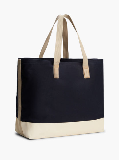 Tommy Hilfiger Colorblock Canvas Tote Bag