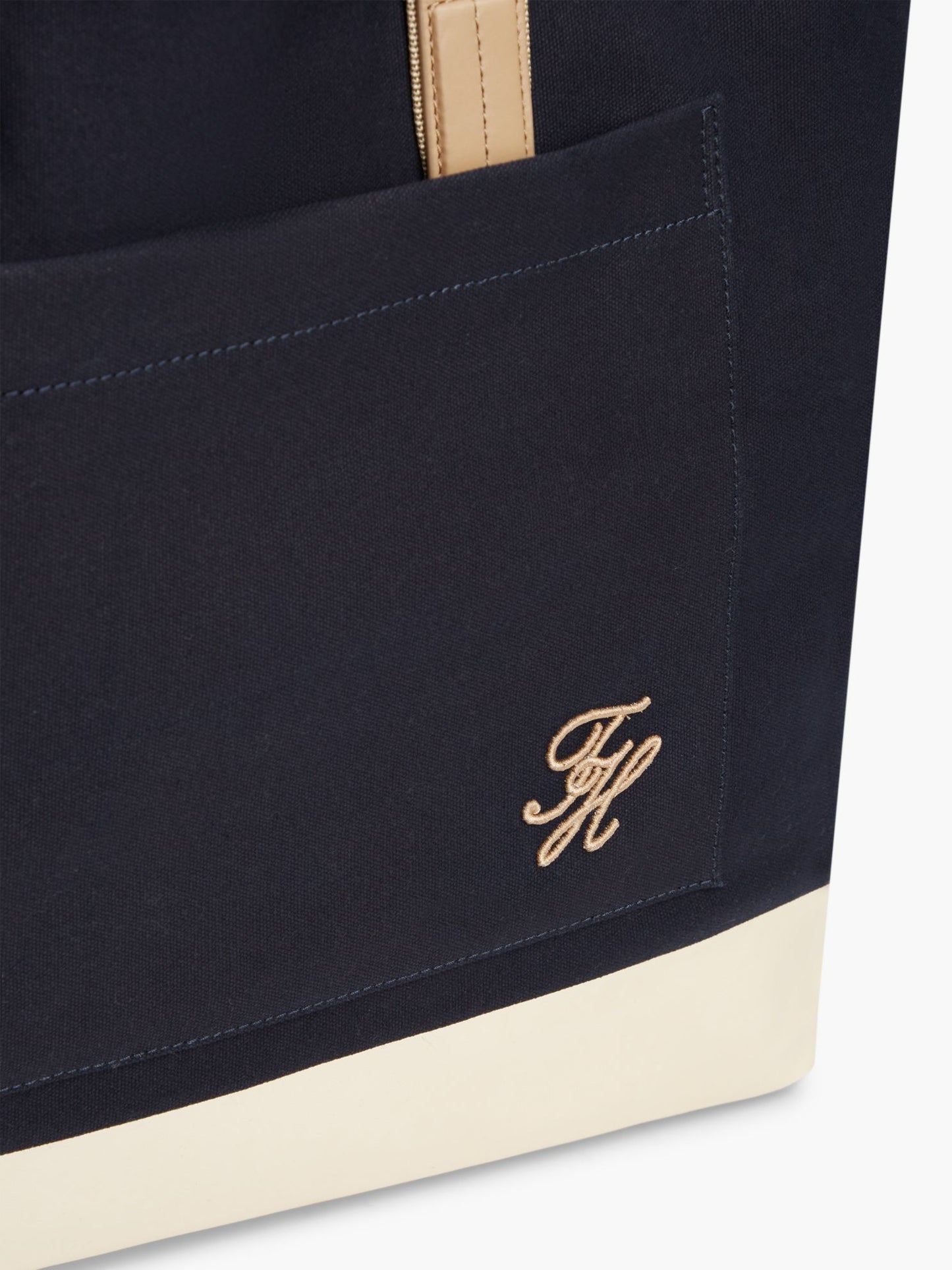 Tommy Hilfiger Colorblock Canvas Tote Bag