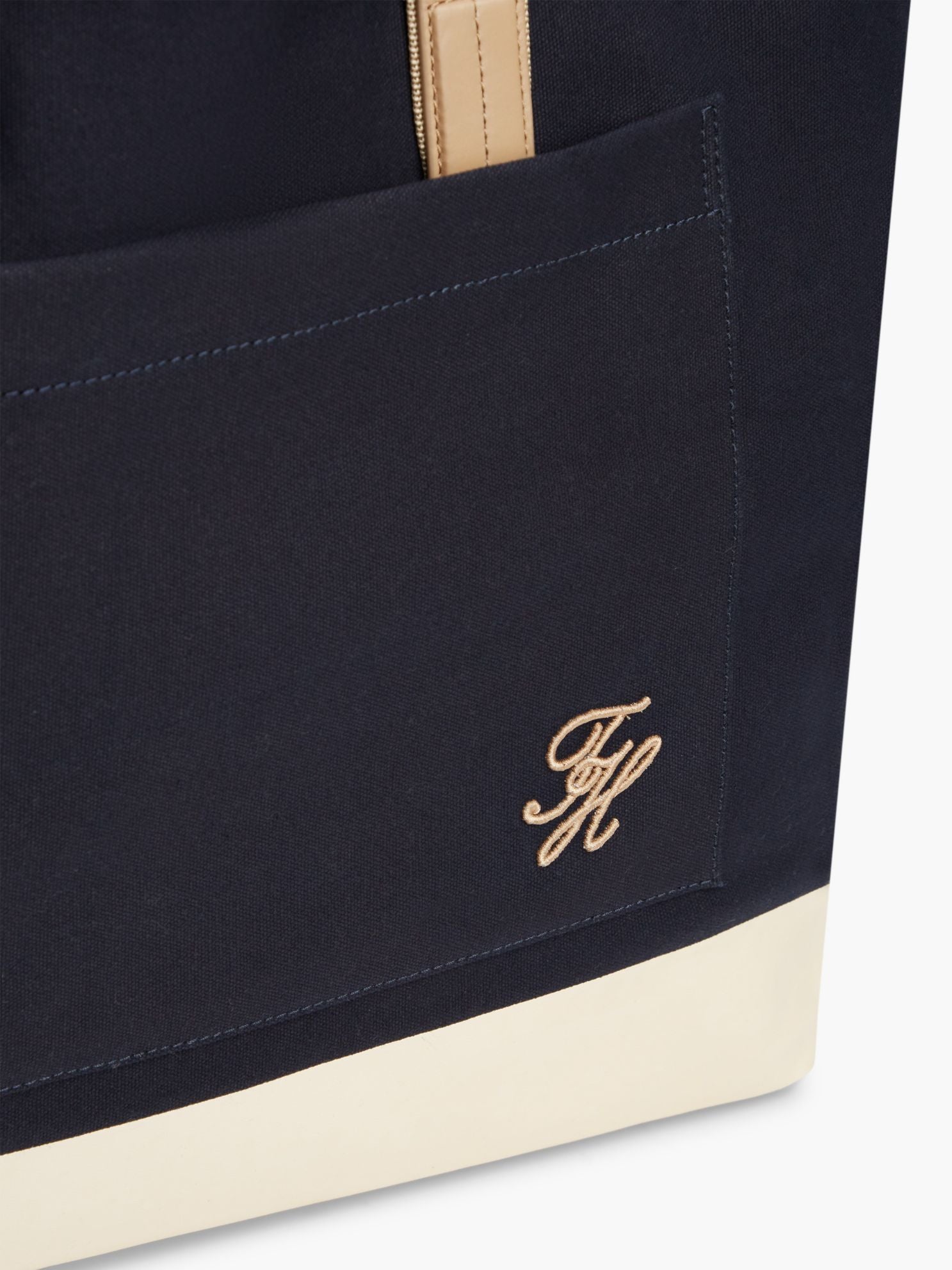 Tommy Hilfiger Colorblock Canvas Tote Bag
