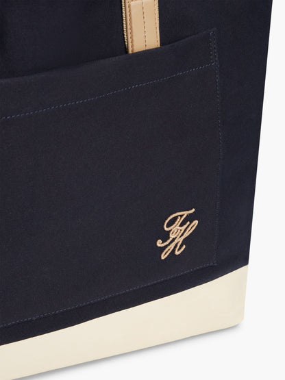 Tommy Hilfiger Colorblock Canvas Tote Bag