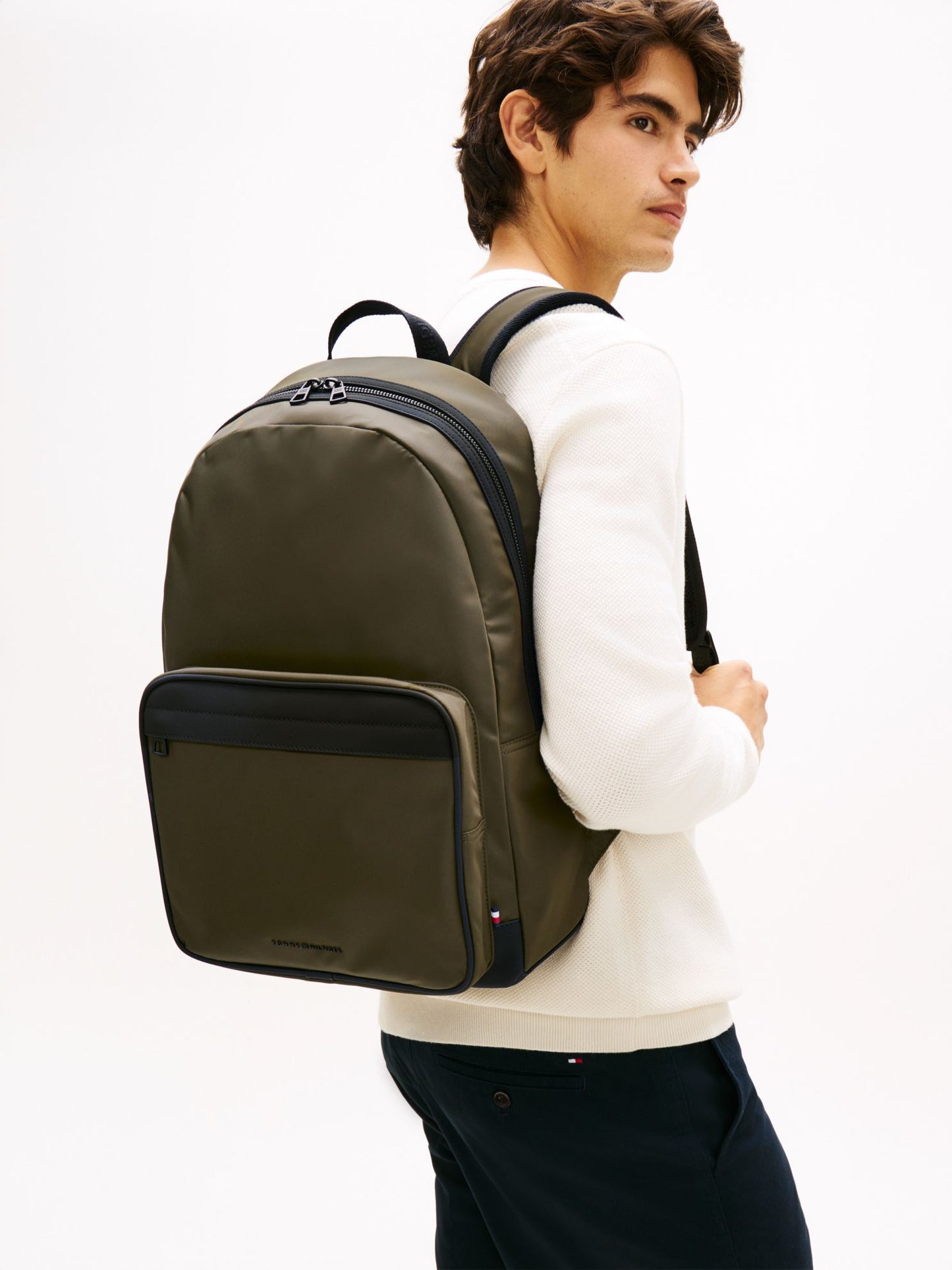 Tommy Hilfiger Water-Resistant Dome Backpack
