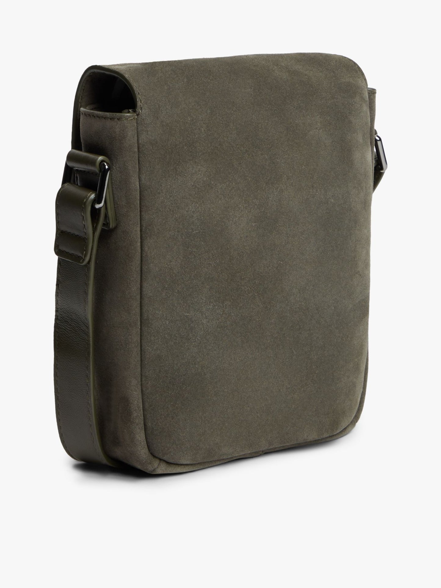 Tommy Hilfiger Suede Flap Crossbody Bag