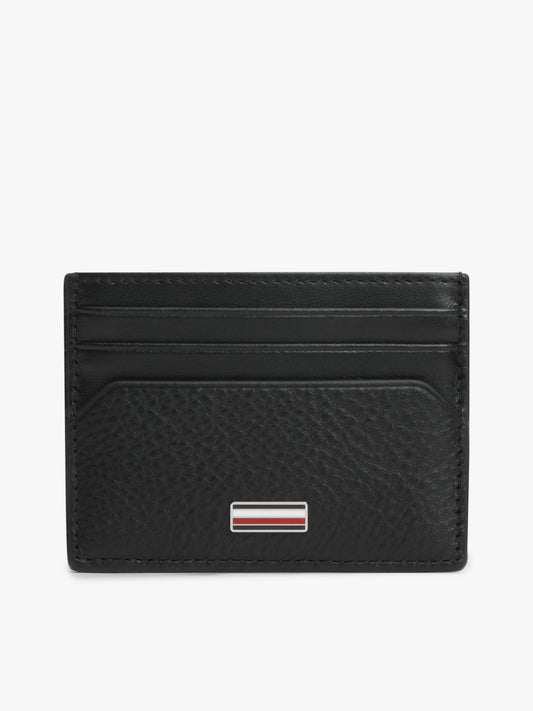 Tommy Hilfiger Pebbled Leather Card Holder