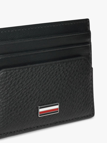 Tommy Hilfiger Pebbled Leather Card Holder